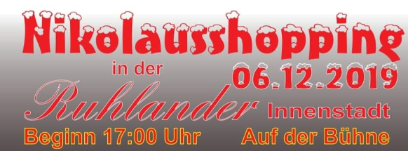 6.12.2019 Lichterfest/Nikolausshopping